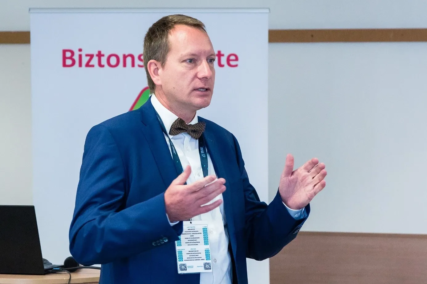    Dr Balázs Horváth, Head of the Department of Transport at Széchenyi István University, welcomed participants to the international conference. (Photo: Csaba József Májer)